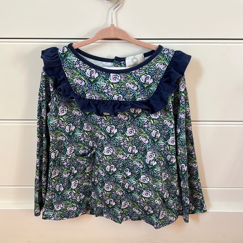 Proper peony little girls Pima set